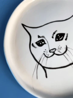 Тарелка «Котик плачет»