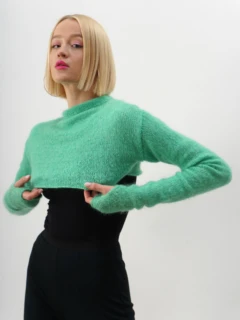 Кроп - свитер